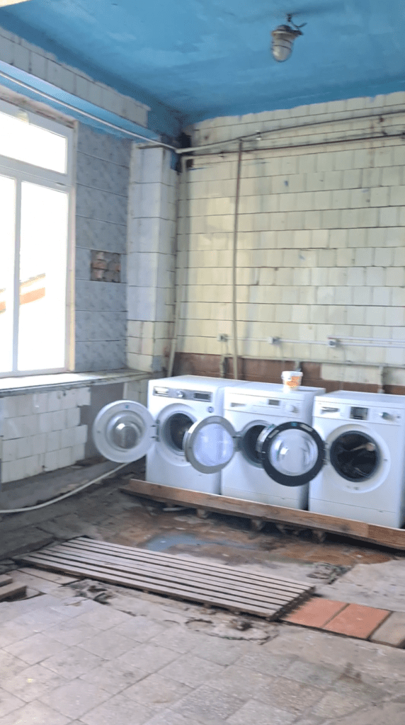 Ukraine's orphanage washing machines