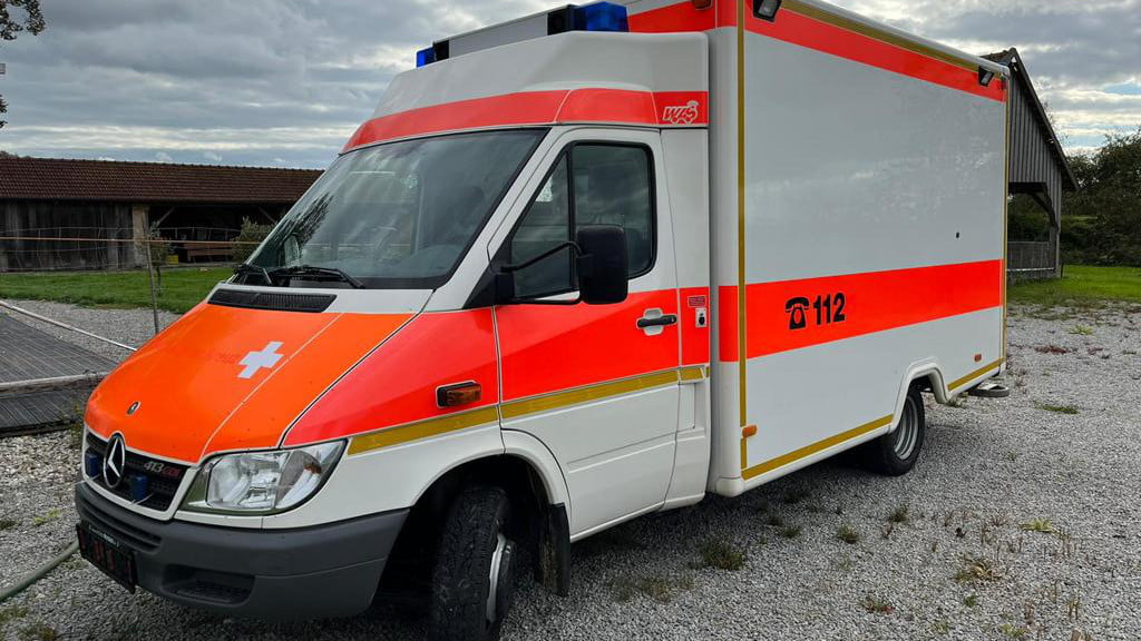 The First Aid First Hand ambulance prior to delivery to Ukraine